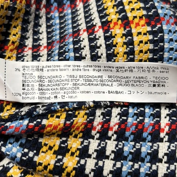 Zara Button Up Tweed Mini Skirt With Pockets And Frayed Hem - Picture 11 of 14